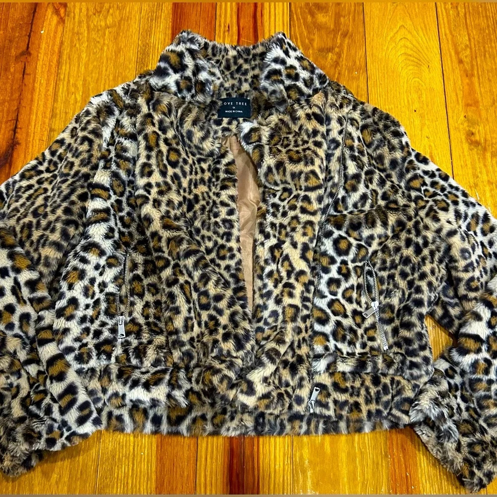 Cheetah Fur Jacket